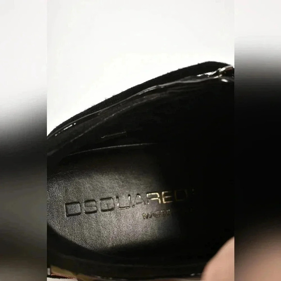 DSQUARED2 Olive Green Black Nylon Camouflage Tech Sneaker 10US Italy - Picture 8 of 9